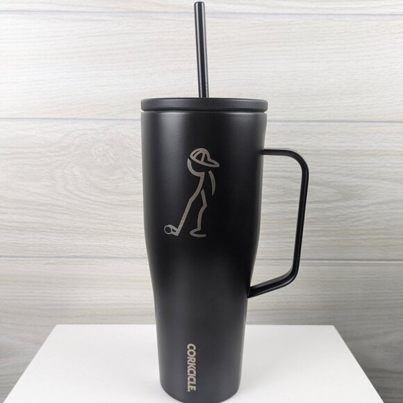 NWT Golf Corkcicle 30oz Cold Tumbler Cup with Handle - Picture 12 of 13